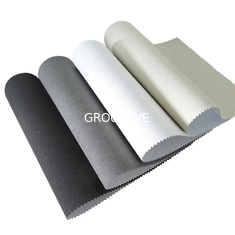 Grey Cream Blackout Roll Pull blanco abajo ciega las telas para la ventana del cuarto de baño